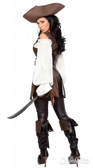 Костюм пиратка, аксессуары, треуголка, шпага