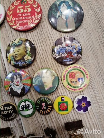 Значки. 44 шт
