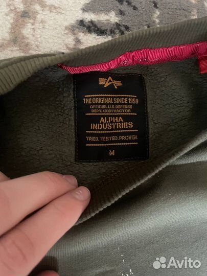 Свитшот Alpha industries