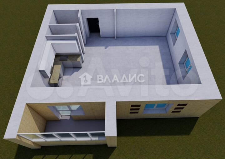 2-к. квартира, 60,8 м², 8/9 эт.