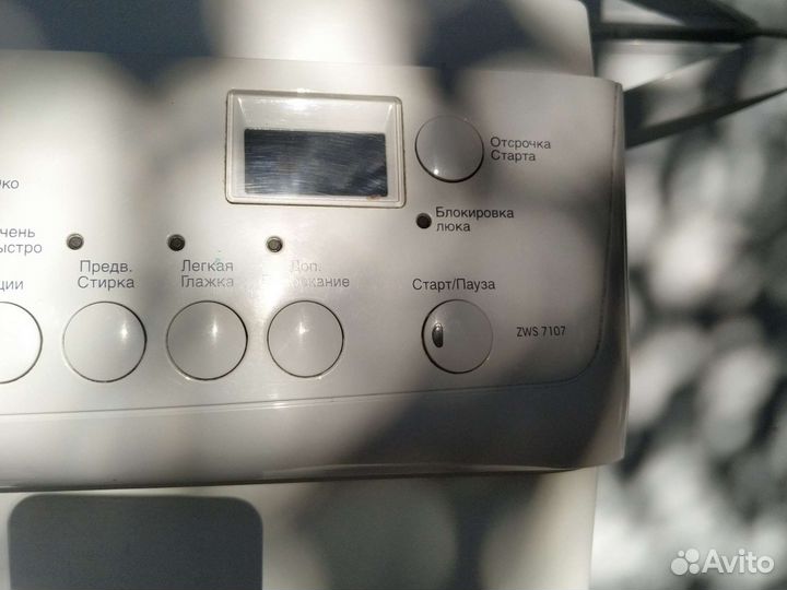 Стиральная машина zanussi zws 7107 на запчасти
