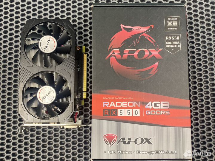 Видеокарта RX 550 4gb gddr5