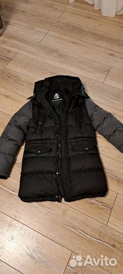 Зимняя куртка-пуховик на мальчика на 11-12 лет