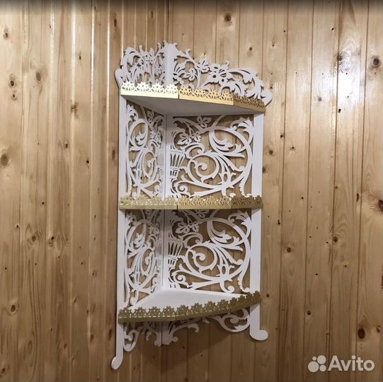 Угловая полка для икон