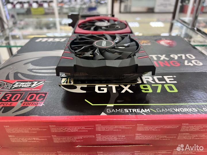 Видеокарта MSI GTX 970 Gaming OC 4GB/Гарантия