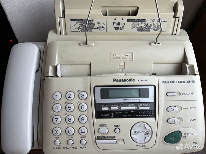 Факс бу panasonic