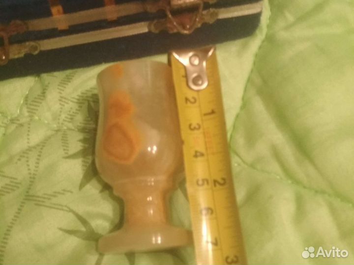 Рюмки нефрит 6 штук