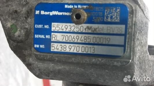 Турбина дизельная opel astra K (8AG04BK01)