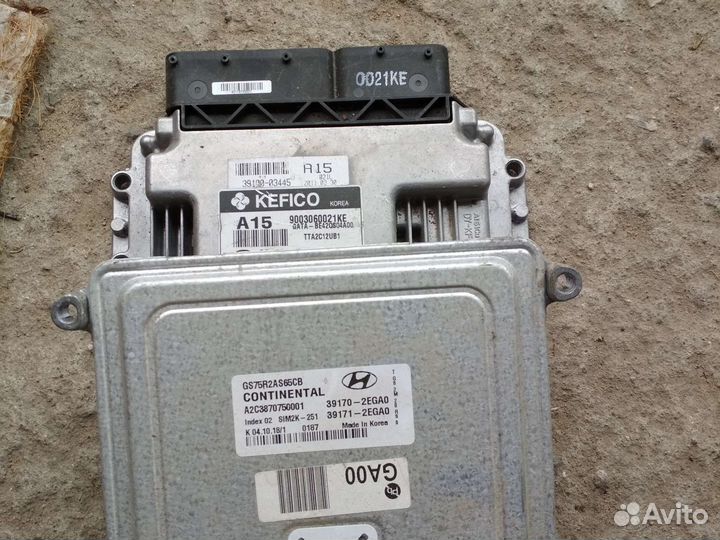 Блок управления двигателем hyundai