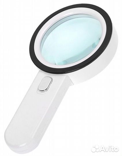 Лупа с подсветкой ручная 10х DT7670