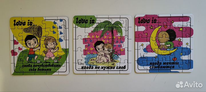 Коллекция Love is фигурки, паззлы, магниты