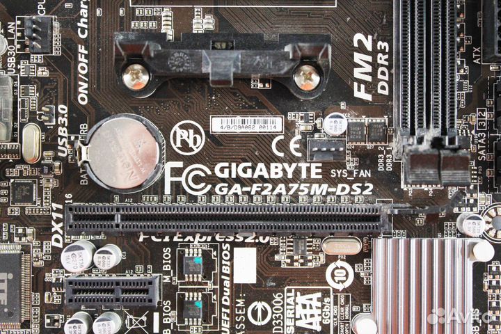 Материнская плата FM2 Gigabyte GA-F2A75M-DS2