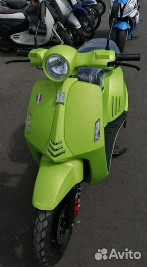 Скутер City PG (Евро дизайн) зеленый