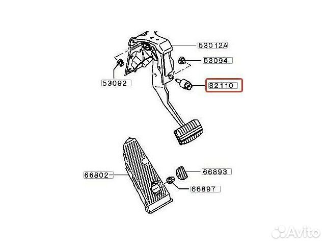 Датчик Lancer Outlander Delica L200 Pajero Pajero