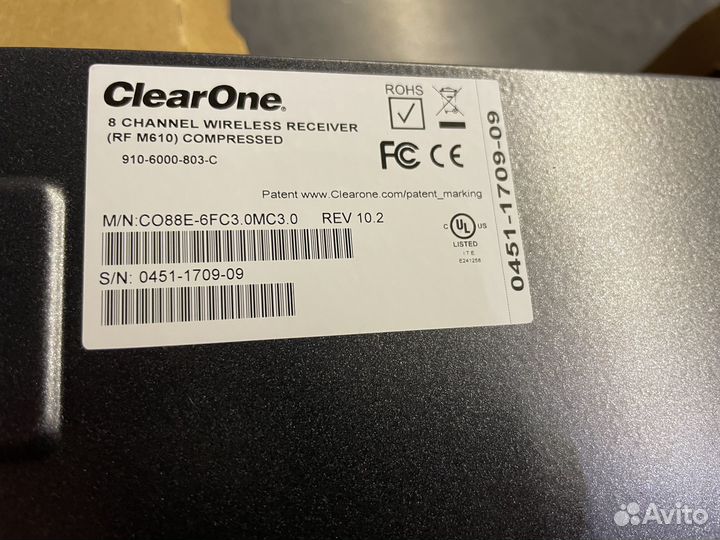 ClearOne WS880 приемник для беспр. микрофонов