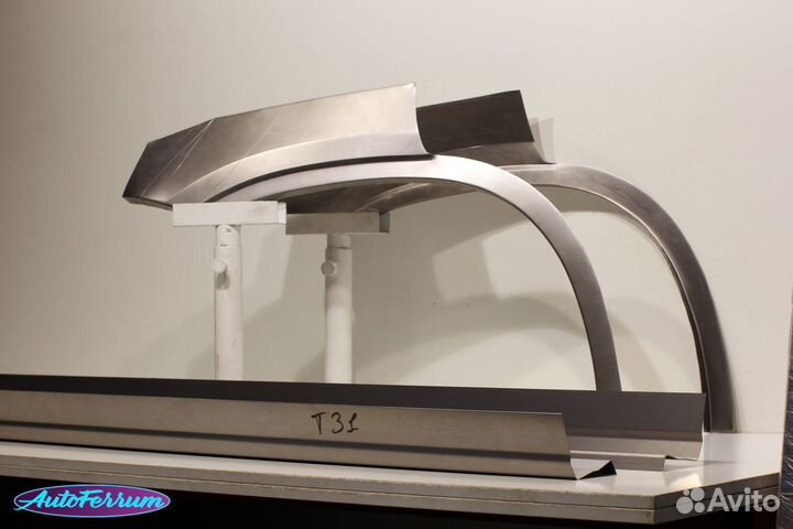 Nissan X-trail T31 кузовные пороги и задние арки