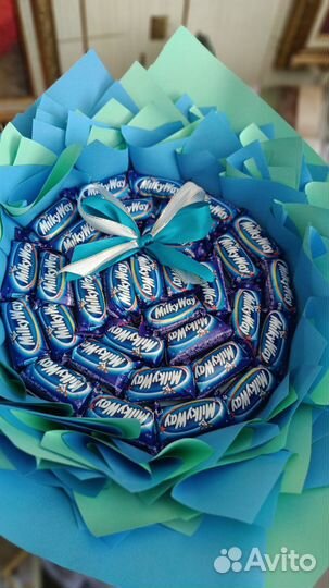 Сладкие букеты из конфет