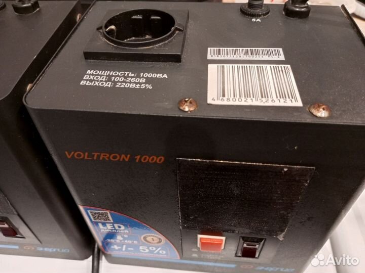 Стабилизатор напряжения Voltron 1000 энергия