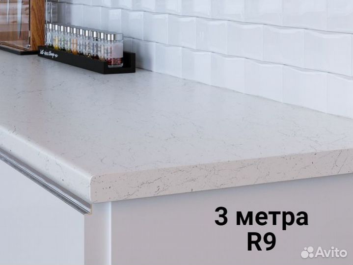 Столешница для кухни 3028S Мрамор марк.бел.3 метра