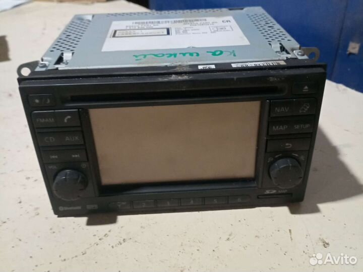 Nissan Qashqai j10 Магнитола штатная