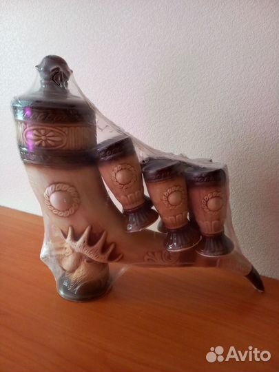 Рог, подарочный набор для напитков