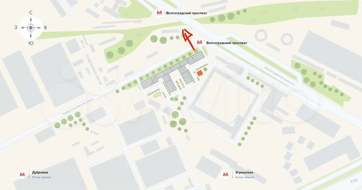 Апартаменты-студия, 29,5 м², 19/21 эт.