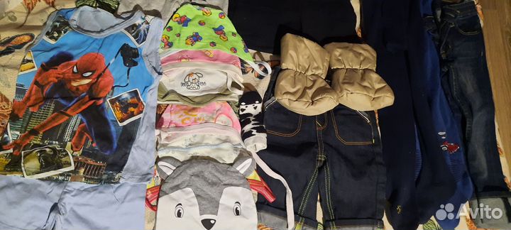 Вещи пакетом на мальчика с 2 месяцев до 3 лет