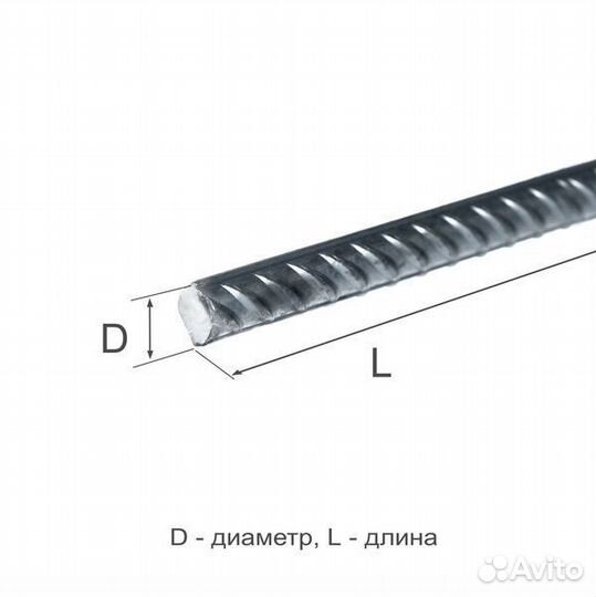 Арматура рифленая, 10 мм