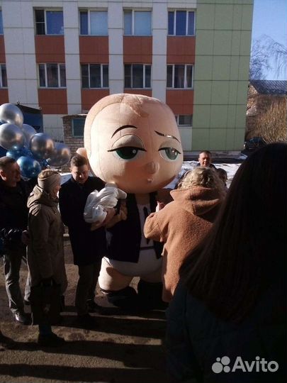 Ростовая кукла пневмо костюм Босс Молокосос