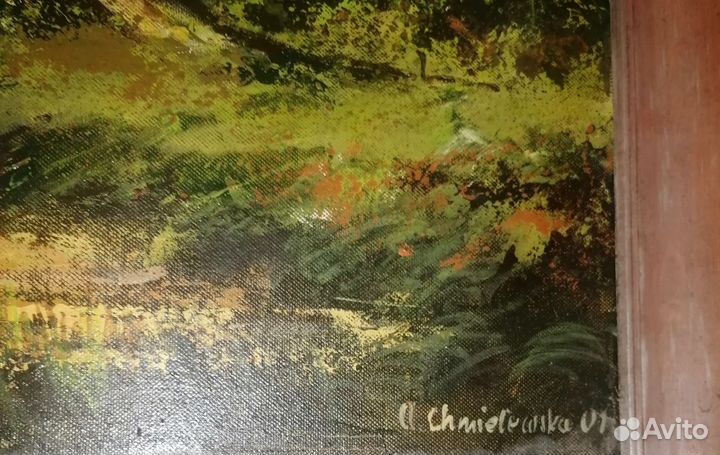 Картина маслом на холсте пейзаж