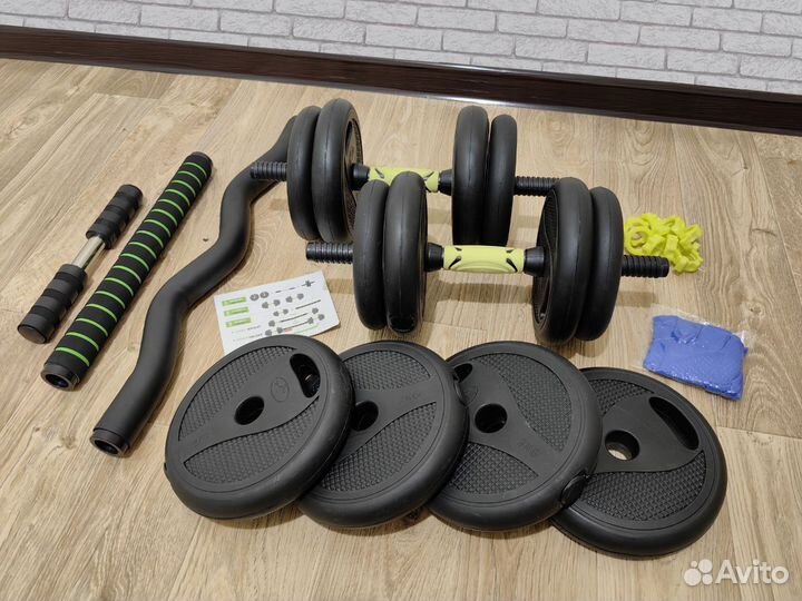 Гантели от 20 до 40 кг + грифы для штанг