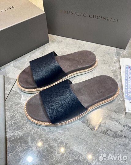 Шлёпки мужские brunello cucinelli