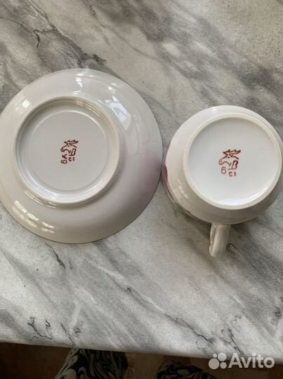 Фарфоровые чашки дфз Вербилки