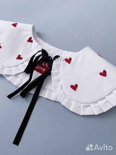 Воротник с вышивкой