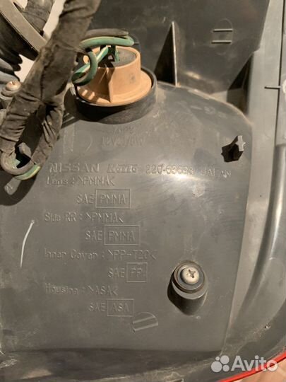 Задняя фара Nissan murano Z50