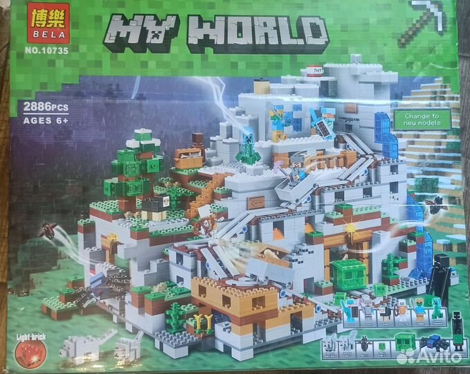 Конструктор lego Minecraft аналог