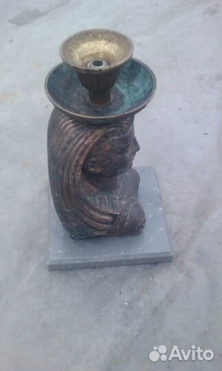 Бронзовый подсвечник Египет