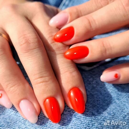 Маникюр, гель лак, Красная Глинка