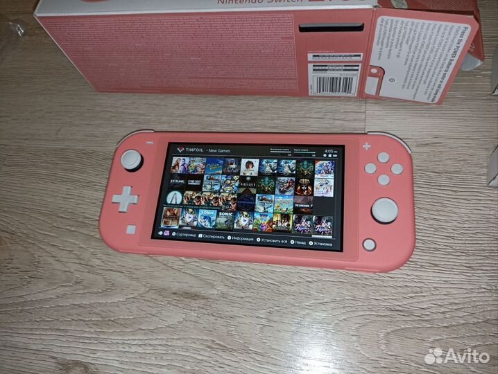 Nintendo switch lite прошитая