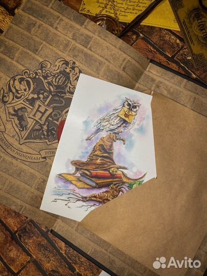 Блокноты Гарри Поттер с надписью