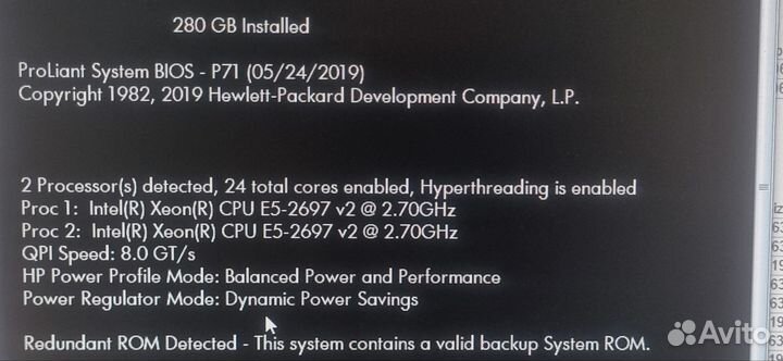 Hp dl360p gen8