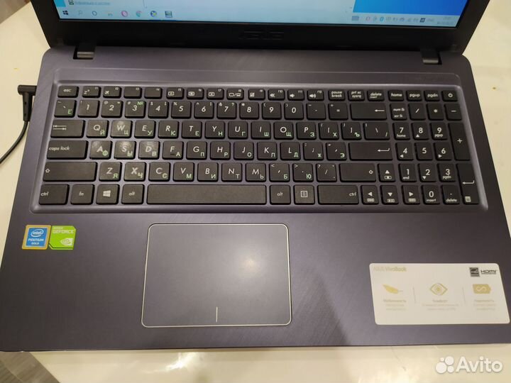 Мощный Asus Pentium Gold 4 ядра 4 Гб MX110 2 Гб
