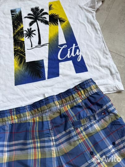 Футболка и шорты tommy hilfiger
