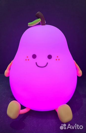 Детский ночник (светильник силиконовый) Груша