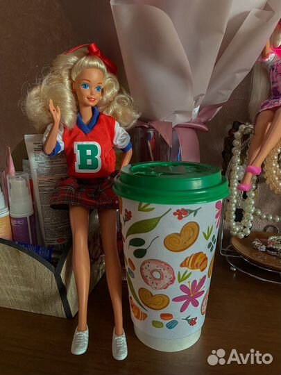 Кукла барби 90 х, barbie back to school