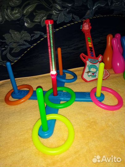 Игрушки пакетом Машинки/Боулинг/Колцеброс