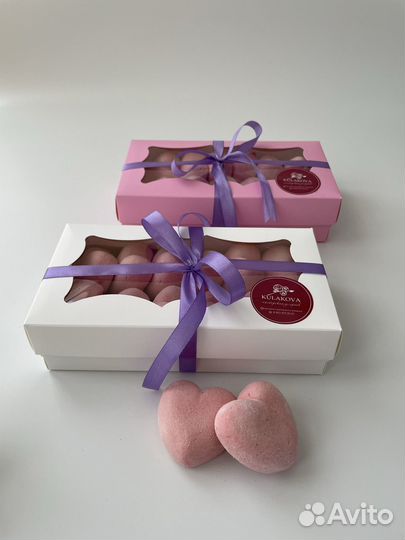 Зефир в форме сердца к 8 Марта