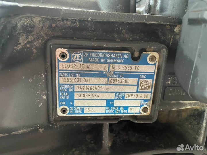 Коробка передач ZF 16S2535TO Renault(7421466401)