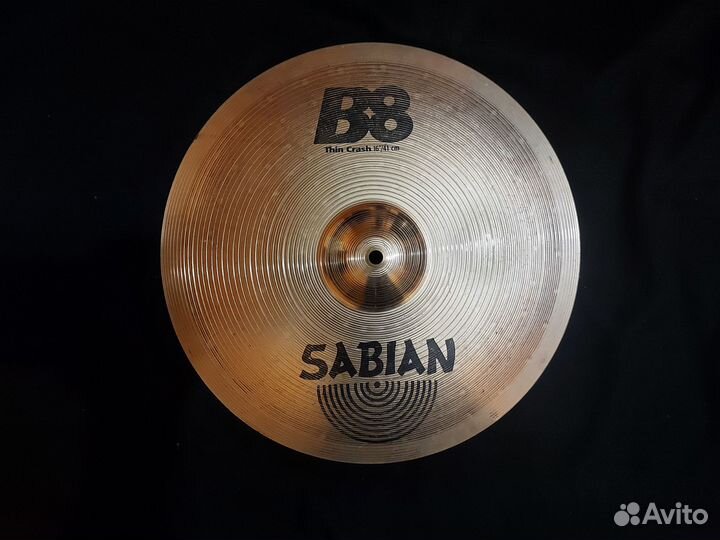 Тарелка креш Sabian B8 и Kingdo B20 crash 16
