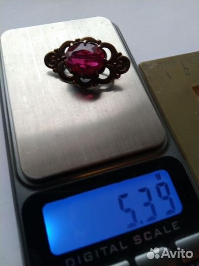 Брошь серебро 875 СССР